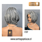 C137 LACE FRONT MELENA LISA CORTE BOB 90% CANAS - Miniatura 2