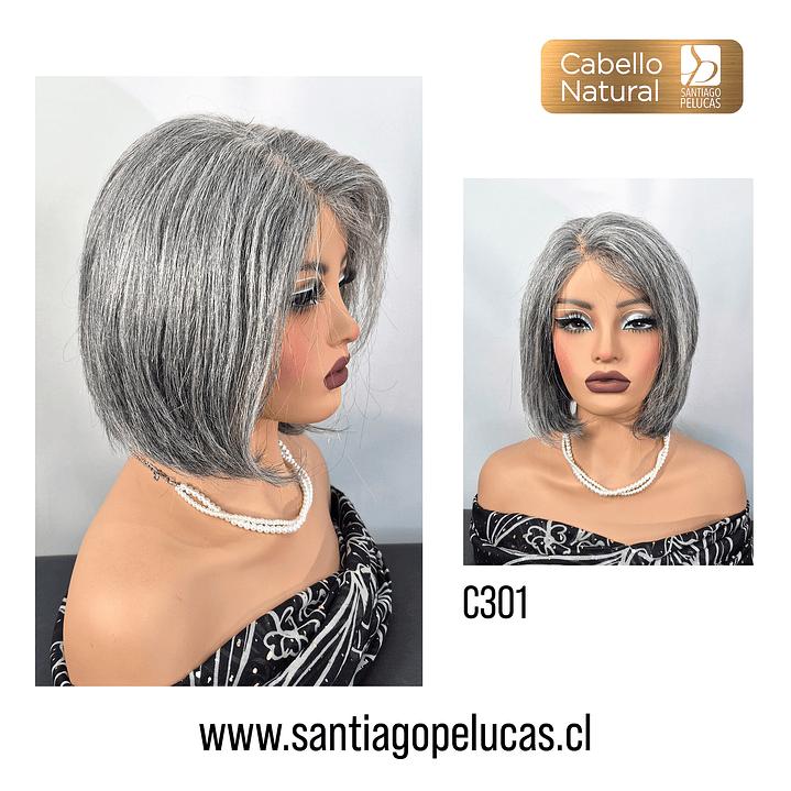 C301 LACE FRONT MELENA LISA 80% CANAS 1
