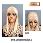 C395 LACE 360 MELENA LISA BOB RUBIO PLATINADO - Miniatura 1