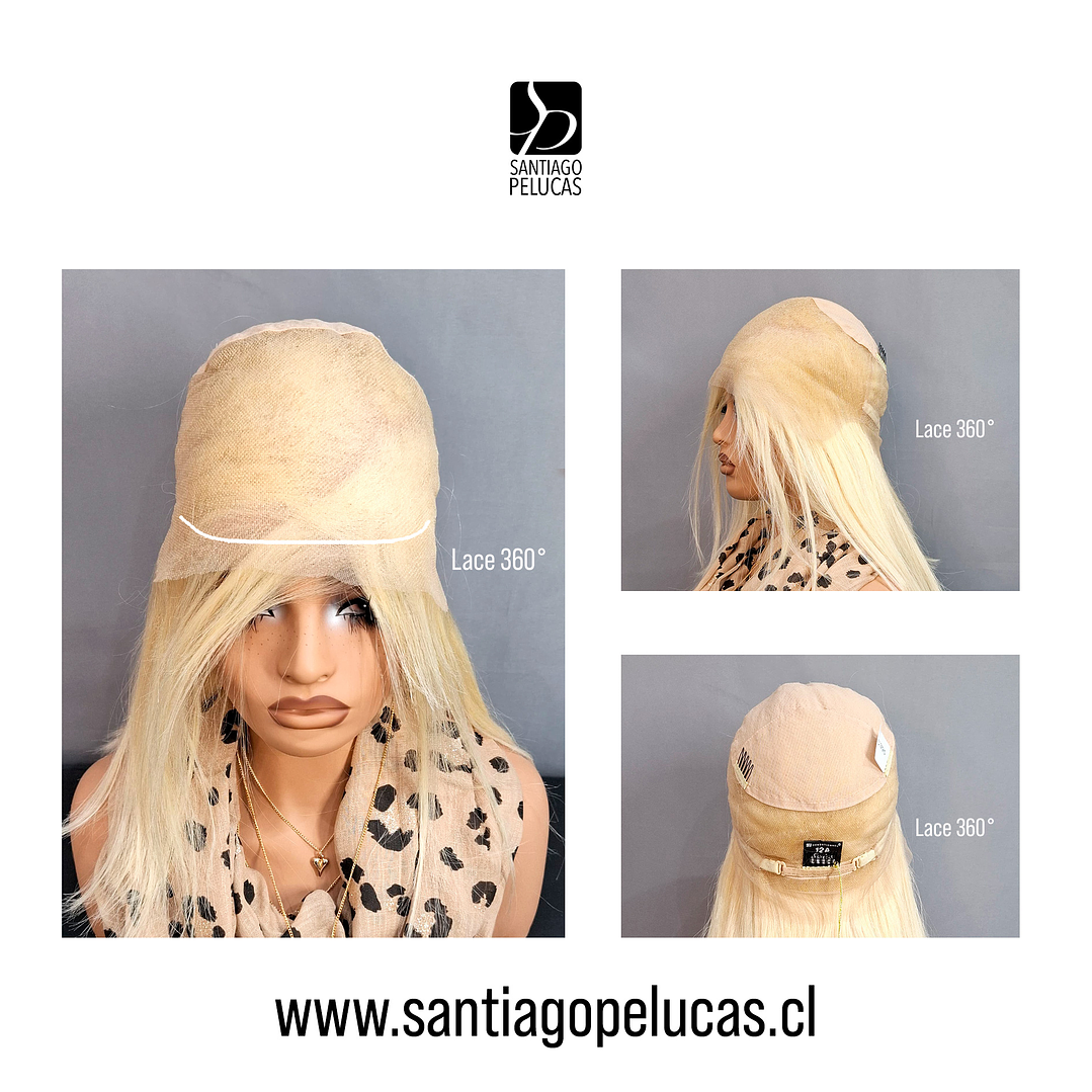 C395 LACE 360 MELENA LISA BOB RUBIO PLATINADO 3