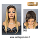 C453 LACE FRONTAL LARGA LISA DESFLECADA RUBIO CLARO MATIZADO CON CREC. - Miniatura 1