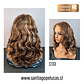 C133 LACE FRONTAL LARGA CON ONDAS CASTAÑO CLARO CON REFLEJOS - Miniatura 3