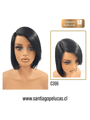 C396 LACE FRONT MELENA LISA NEGRO AZABACHE