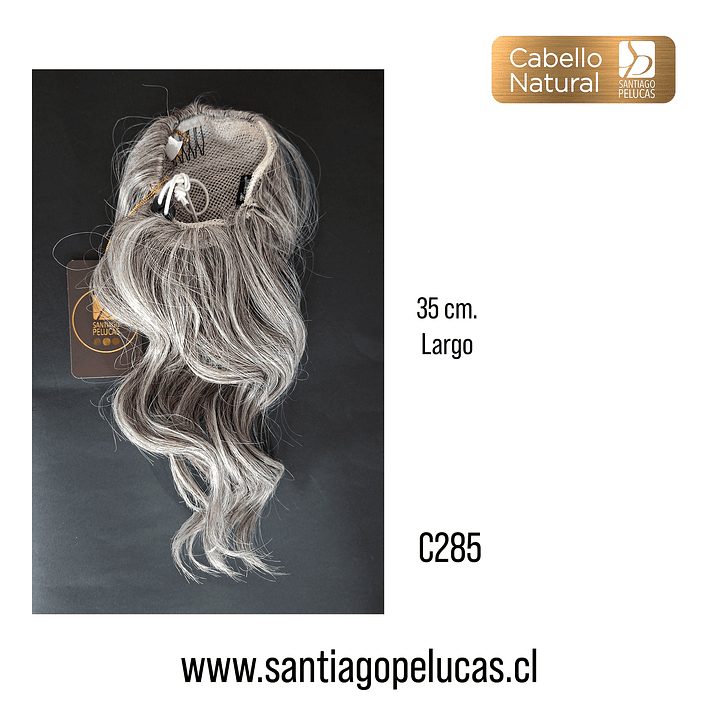 C285 POSTIZO DE COLA NATURAL CON ONDAS CANOSA 2