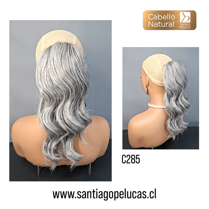 C285 POSTIZO DE COLA NATURAL CON ONDAS CANOSA 1