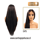C475 LACE FRONTAL EXTRA LARGA LISA NEGRO - Miniatura 3
