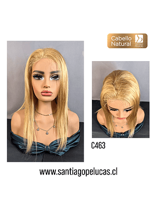 C463 LACE FRONTAL LARGA LISA DESFLECADA RUBIO CLARO MATIZADO