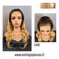 C448 LACE FRONTAL EXTRA LARGA CON ONDAS RUBIO CLARO DORADO CON CRECIMIENTO - Miniatura 1