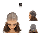 C512 LACE FRONTAL LARGA CON ONDAS CASTAÑO CHOCOLATE MATIZADO - Miniatura 3