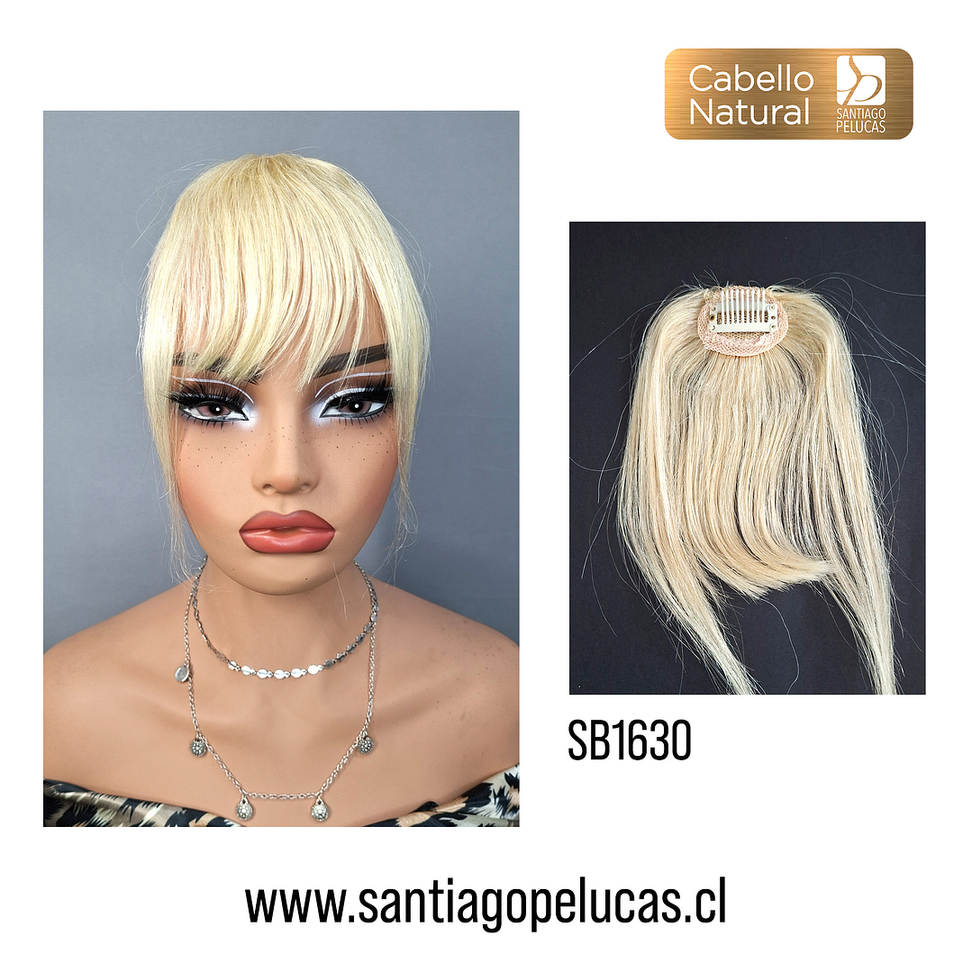 SB1630 CHASQUILLA / FLEQUILLO NATURAL RUBIO PLATINADO 1