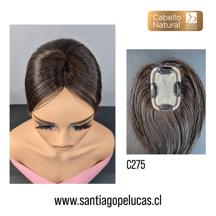 C275 NELLY TOPPER NATURAL CASTAÑO OSCURO 1