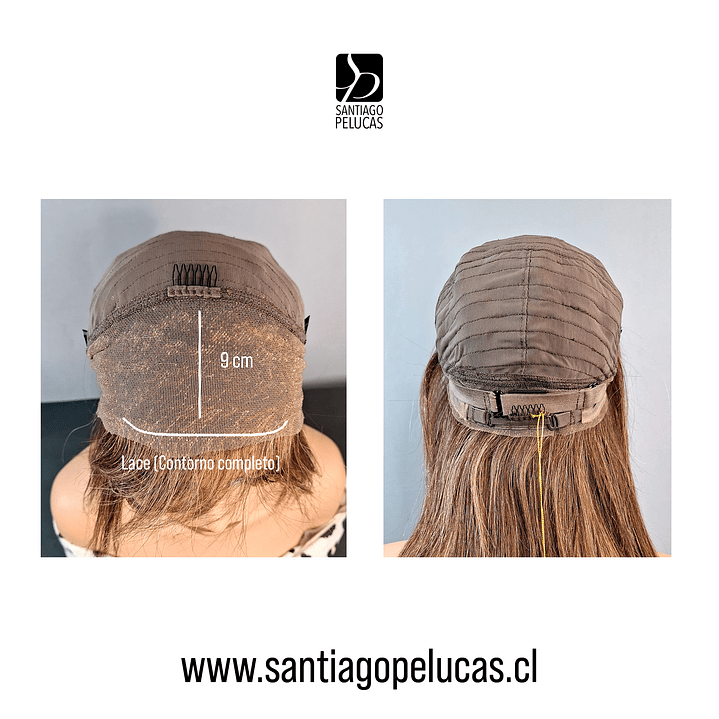 C147 LACE FRONTAL LARGA LISA EN CAPAS CASTAÑO CLARO CON REFLEJOS CENIZA 3