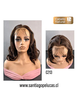 C213 LACE FRONTAL LARGA CON ONDAS CASTAÑO