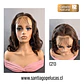 C213 LACE FRONTAL LARGA CON ONDAS CASTAÑO - Miniatura 1
