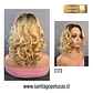 C173 LACE FRONTAL MELENA CON ONDAS EN CAPAS RUBIO CLARO CON CREC. - Miniatura 2