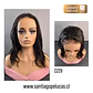 C229 LACE FRONTAL MELENA CON ONDAS EN CAPAS NEGRO - Miniatura 1