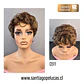 C511 NATURAL CORTA CON ONDAS CHOCOLATE MATIZADO - Miniatura 1