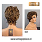 C511 NATURAL CORTA CON ONDAS CHOCOLATE MATIZADO - Miniatura 2