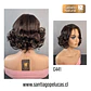 C441 LACE FRONT MELENA CON ONDAS CASTAÑO - Miniatura 2