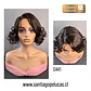 C441 LACE FRONT MELENA CON ONDAS CASTAÑO - Miniatura 1