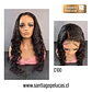 C100 LACE FRONTAL EXTRA LARGA CRESPA NEGRO - Miniatura 1