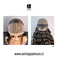 C100 LACE FRONTAL EXTRA LARGA CRESPA NEGRO - Miniatura 3