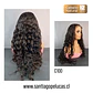 C100 LACE FRONTAL EXTRA LARGA CRESPA NEGRO - Miniatura 2