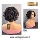 C243 LACE FRONT MELENA CRESPA EN CAPAS NEGRO - Miniatura 2