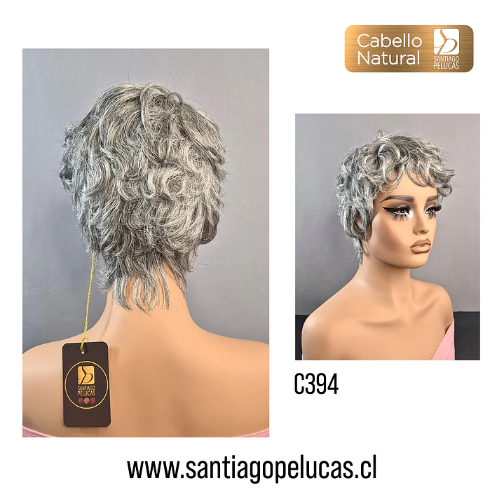 C394 NATURAL CORTA CON ONDAS 80% CANAS 2