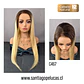 C467 LACE FRONTAL EXTRA LARGA LISA RUBIO CLARO CON CRECIMIENTO - Miniatura 1