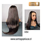 C454 LACE FRONTAL EXTRA LARGA LISA NEGRO - Miniatura 2