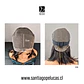 C236 LACE FRONTAL MELENA LISA BOB NEGRO - Miniatura 3