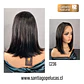 C236 LACE FRONTAL MELENA LISA BOB NEGRO - Miniatura 2