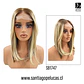 SB1747 LACE FRONTAL MELENA LISA RUBIO MATIZADO - Miniatura 1