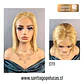 C111 LACE FRONTAL MELENA LISA RUBIO CLARO DORADO - Miniatura 1