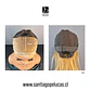 C111 LACE FRONTAL MELENA LISA RUBIO CLARO DORADO - Miniatura 3