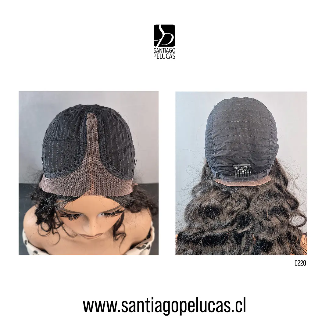 C220 LACE FRONT LARGA CON ONDAS PART. AL CENTRO CASTAÑO OSCURO 3