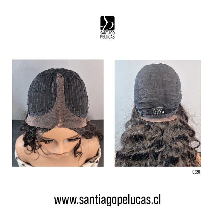 C220 LACE FRONT LARGA CON ONDAS PART. AL CENTRO CASTAÑO OSCURO 3