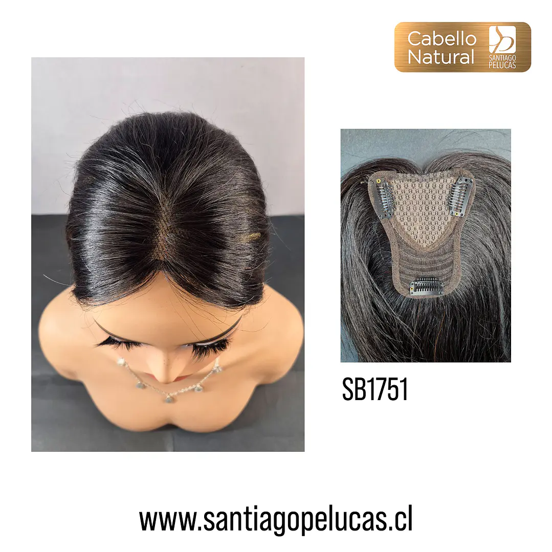SB1751 ISA TOPPER AUMENTADOR NATURAL LACE NEGRO 1