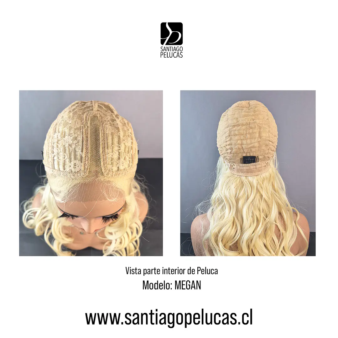 SB1771 MEGAN LACE FRONT EXTRA LARGA CON ONDAS RUBIO EXTRA CLARO 3