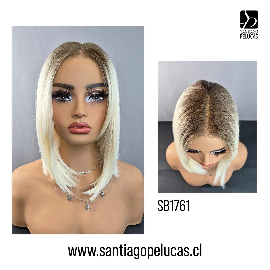 SB1761 RIHANNA MELENA LISA RUBIO PLATINADO CON CRECIMIENTO 1