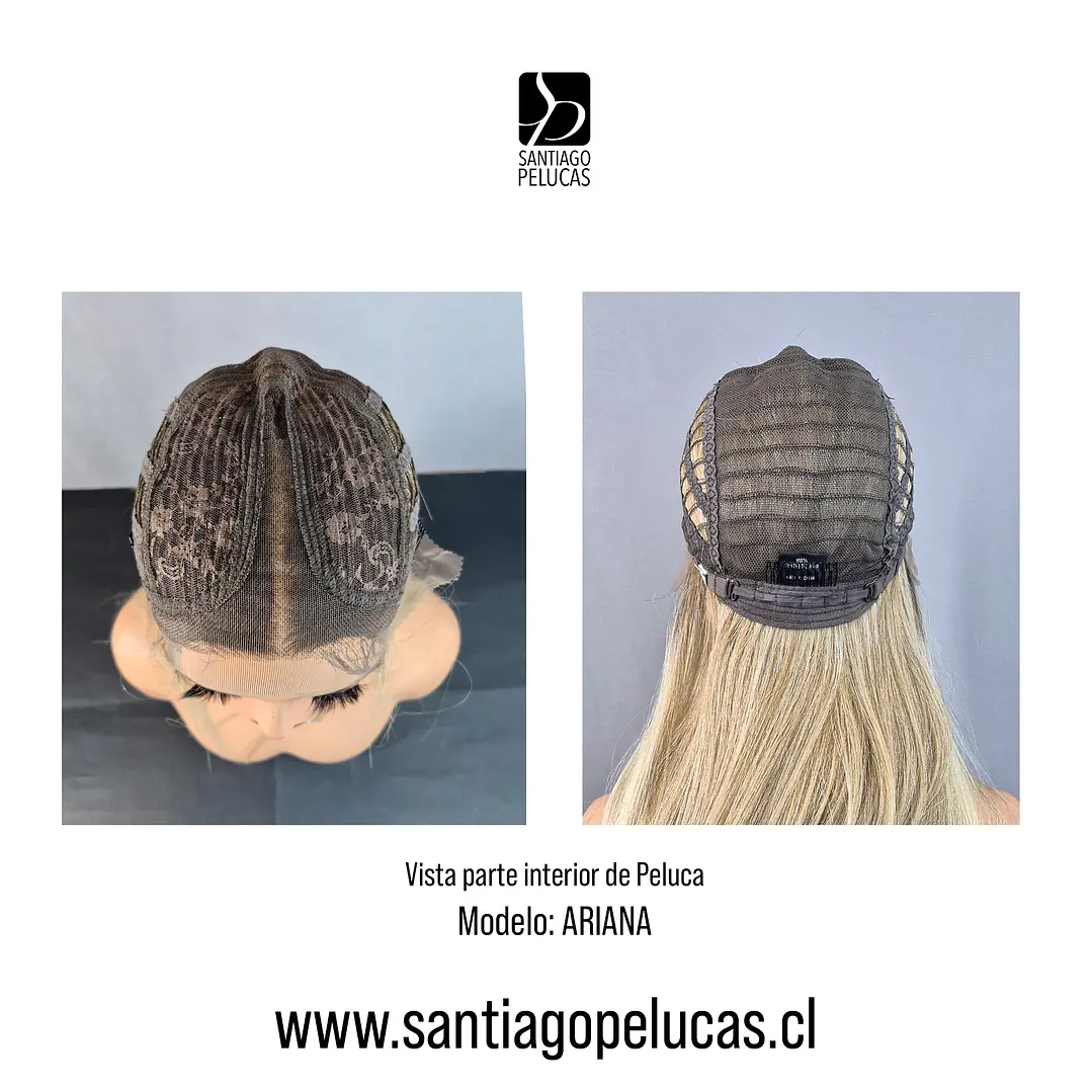 SB1757 ARIANA LACE FRONT LARGA RUBIO CLARO MATIZADO CENIZA 3