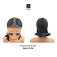 SB1769 SELENA LACE FRONT MELENA LISA BOB NEGRO - Miniatura 3