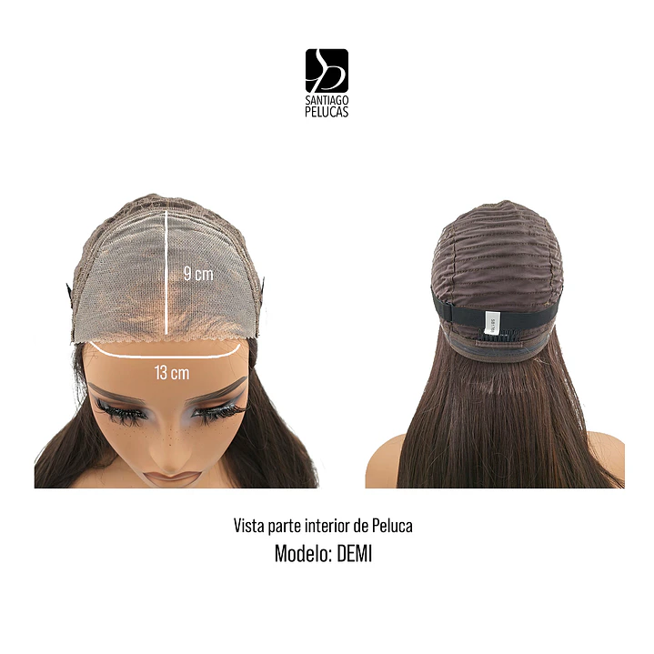 SB1768 DEMI LACE FRONTAL LARGA ESCALONADO CASTAÑO CON REFLEJOS 3