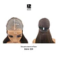 SB1768 DEMI LACE FRONTAL LARGA ESCALONADO CASTAÑO CON REFLEJOS - Miniatura 3