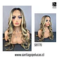 SB1770 MEGAN LACE FRONT EXTRA LARGA CON ONDAS RUBIO MATIZADO CON MECHAS - Miniatura 1