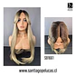 SB1661 LACE FRONT EXTRA LARGA LISA RUBIO CLARO MATIZADO CENIZA - Miniatura 1