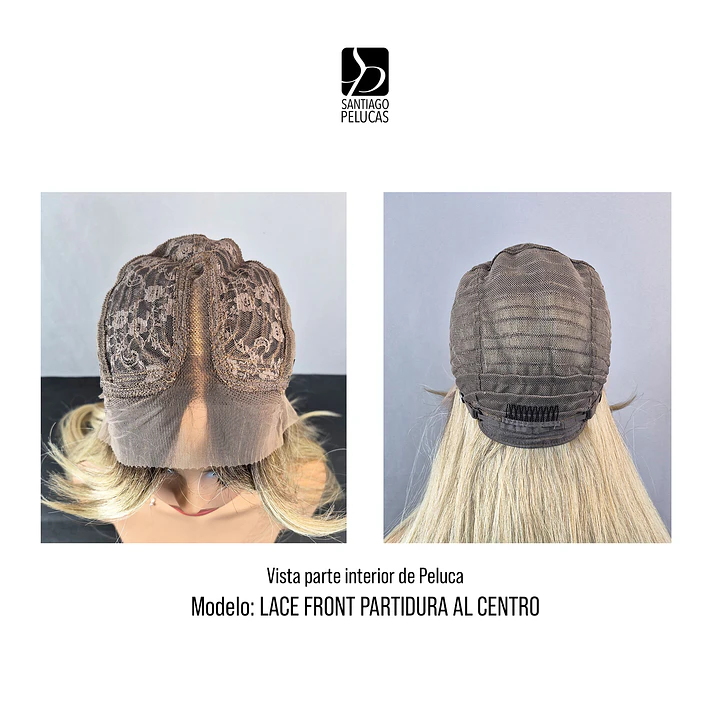 SB1661 LACE FRONT EXTRA LARGA LISA RUBIO CLARO MATIZADO CENIZA 3