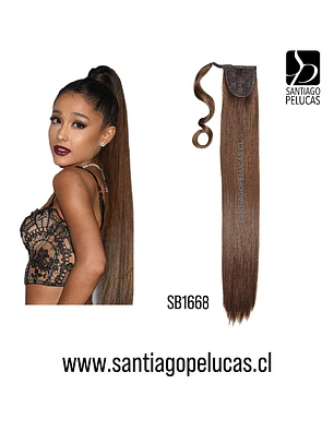 SB1668 POSTIZO DE COLA CON VELCRO LISO MIEL