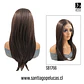 SB1766 KYLIE LACE FRONTAL LARGA LISA EN CAPAS CASTAÑO CON REFLEJOS - Miniatura 2